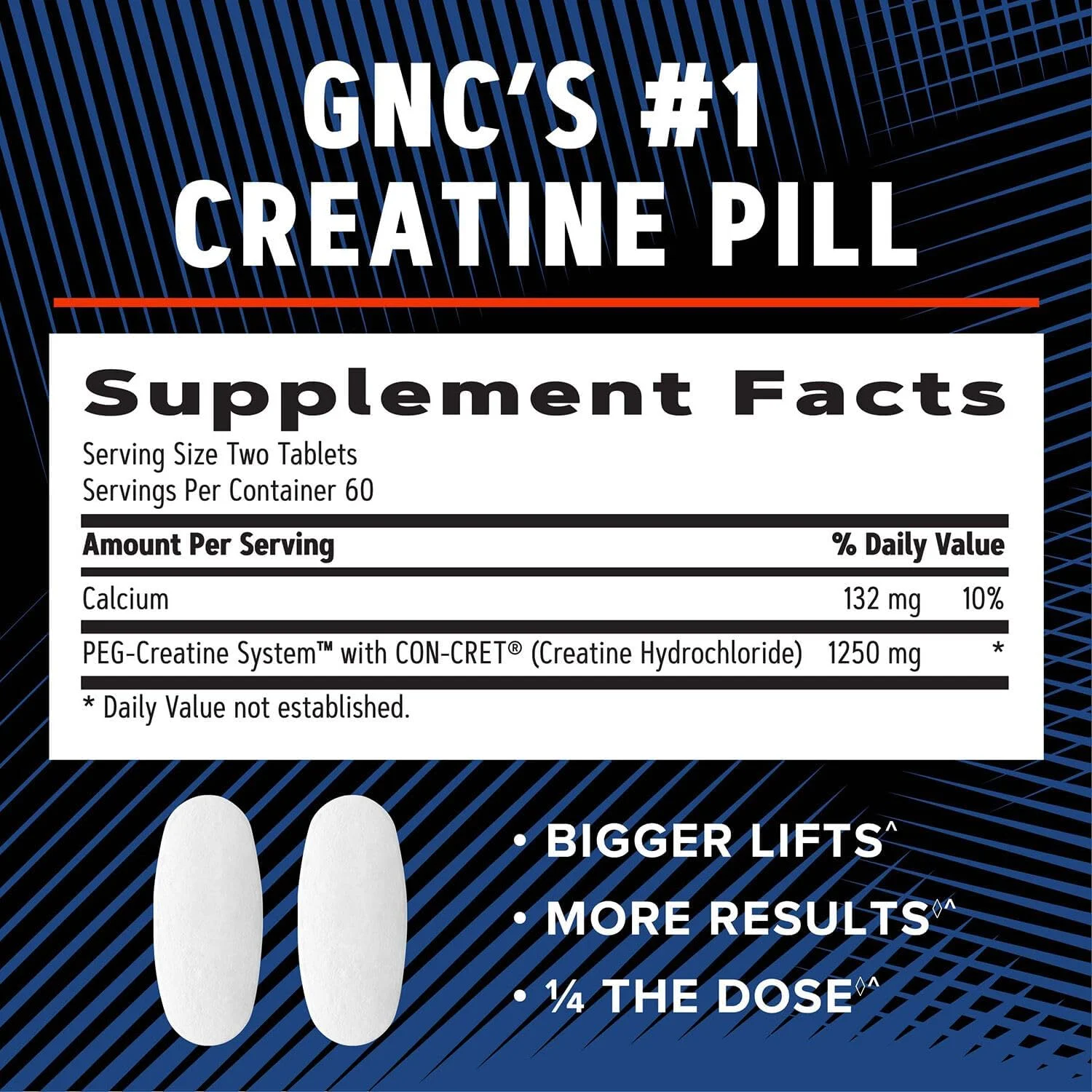جی ان سی AMP کراتین HCl 189 قرص، تقویت کننده قدرت و عضله با اثبات بالینی، عملکرد ورزشی، تولید انرژی، مکمل ریکاوری، جذب سریع، فرمول بدون گلوتن، 60 سروینگ جی ان سی AMP کراتین HCl 189 قرص، تقویت کننده قدرت و عضله با اثبات بالینی، عملکرد ورزشی، تولید انرژی، مکمل ریکاوری، جذب سریع، فرمول بدون گلوتن، 60 سروینگ