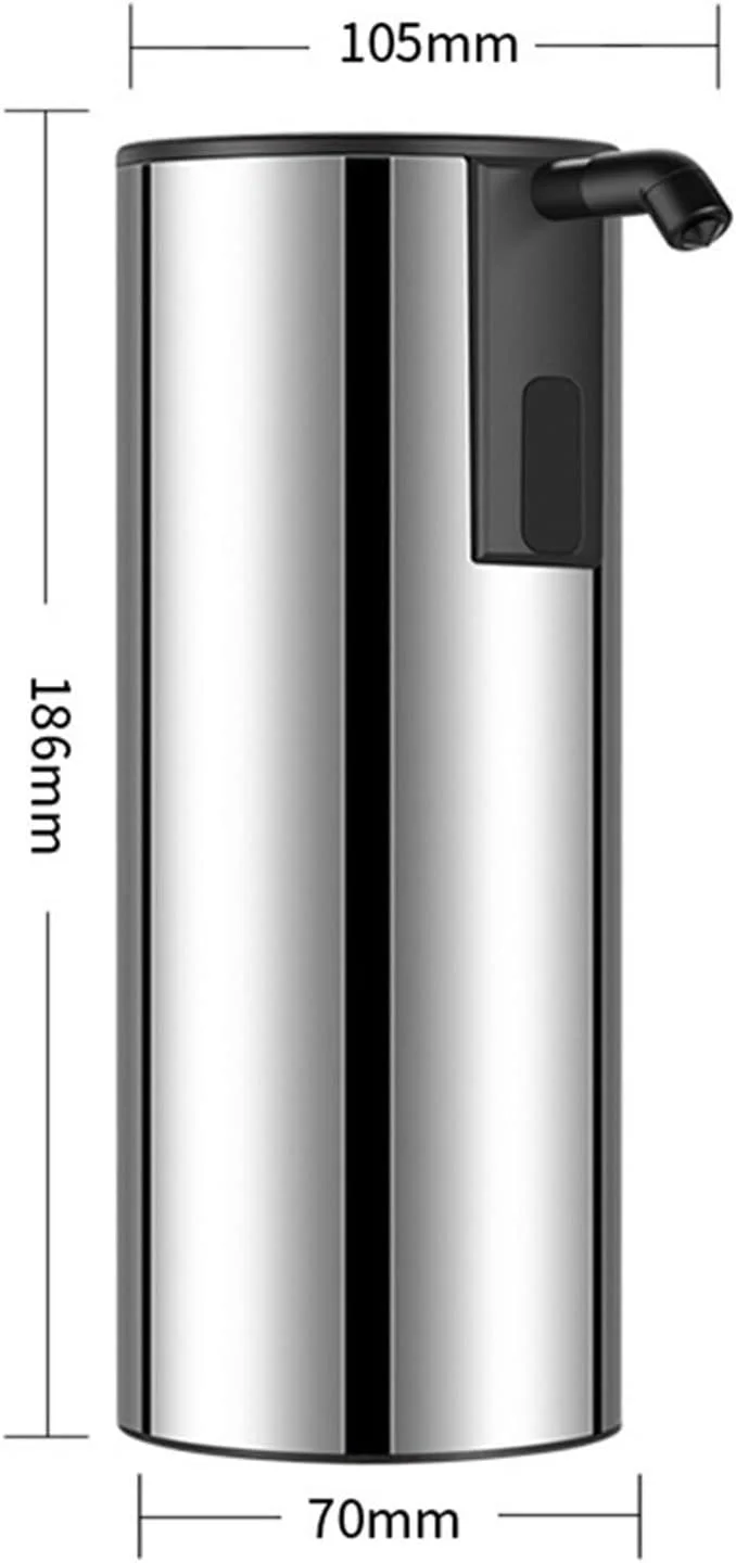 TEDNIDS Soap dispenser bathroom Automatic Soap Dispenser,Four-Speed Adjustable Stainless Steel Soap Dispenser