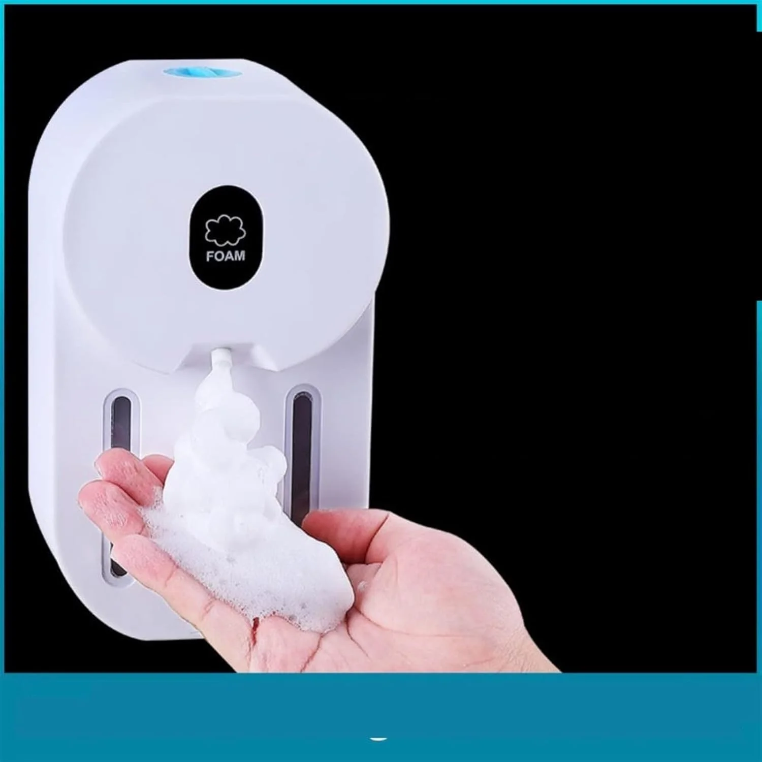 TEDNIDS جا صابونی حمام اتوماتیک با حسگر، جا صابونی هوشمند القایی اسپری مایع فوم ضد عفونی کننده دست آشپزخانه