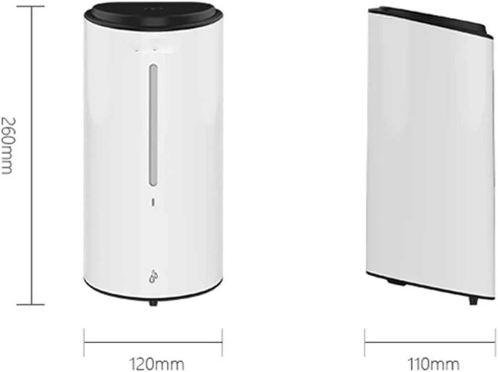 جامایع صابون اتوماتیک TEDNIDS، دیواری، سنسوردار، مناسب مایع و فوم دستشویی
