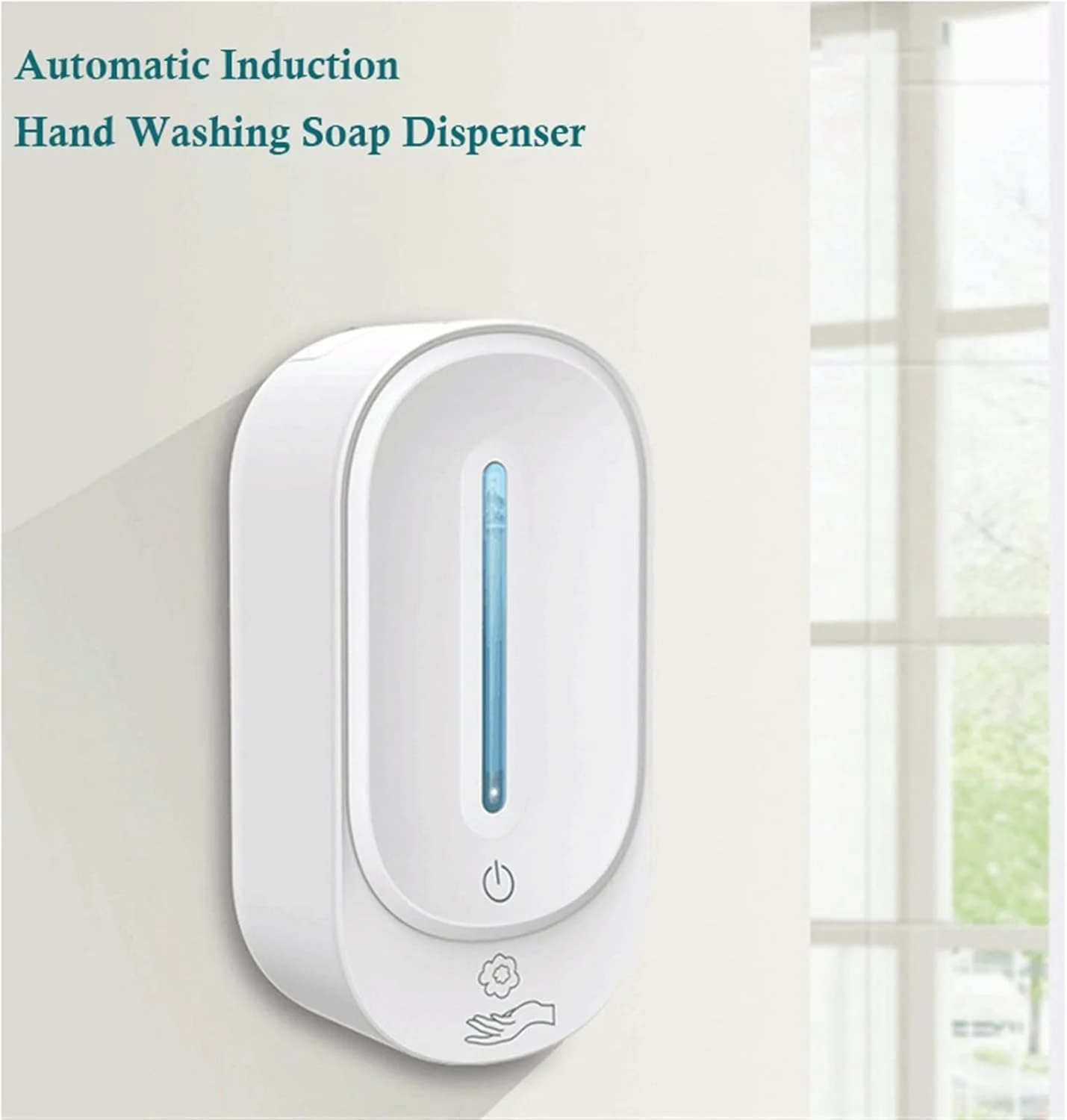 جامایع صابون TEDNIDS، اتوماتیک، دارای سنسور، مناسب دستشویی، نصب دیواری، لوازم جانبی حمام