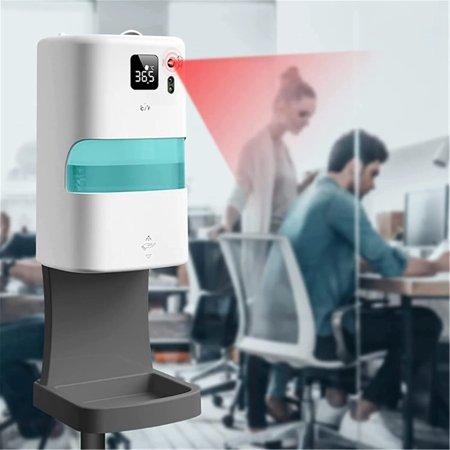 TEDNIDS جا صابونی اتوماتیک حمام، جا صابونی دیواری برای حمام