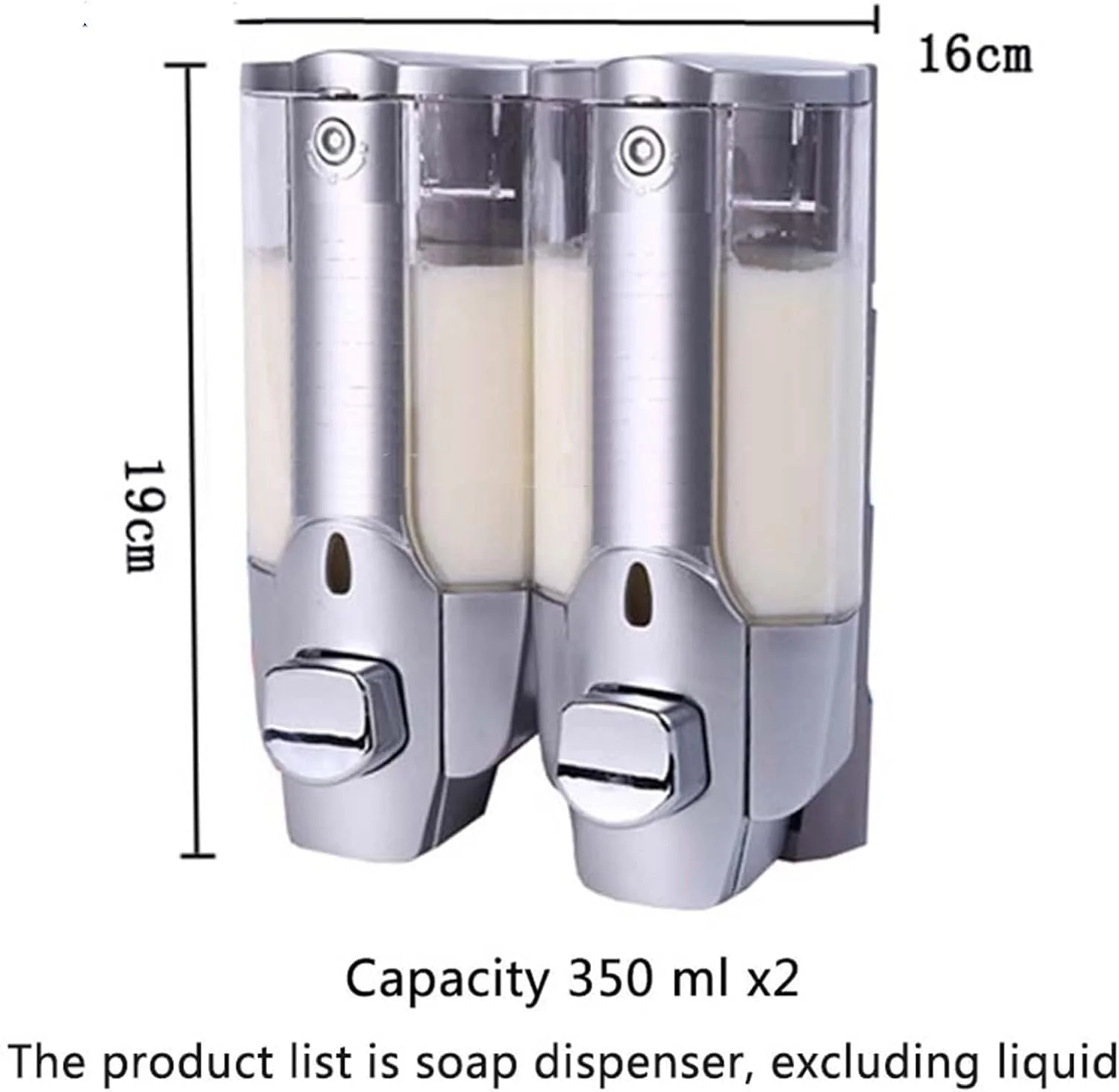 جامایع صابون TEDNIDS دیواری، مناسب حمام، هتل و اداره