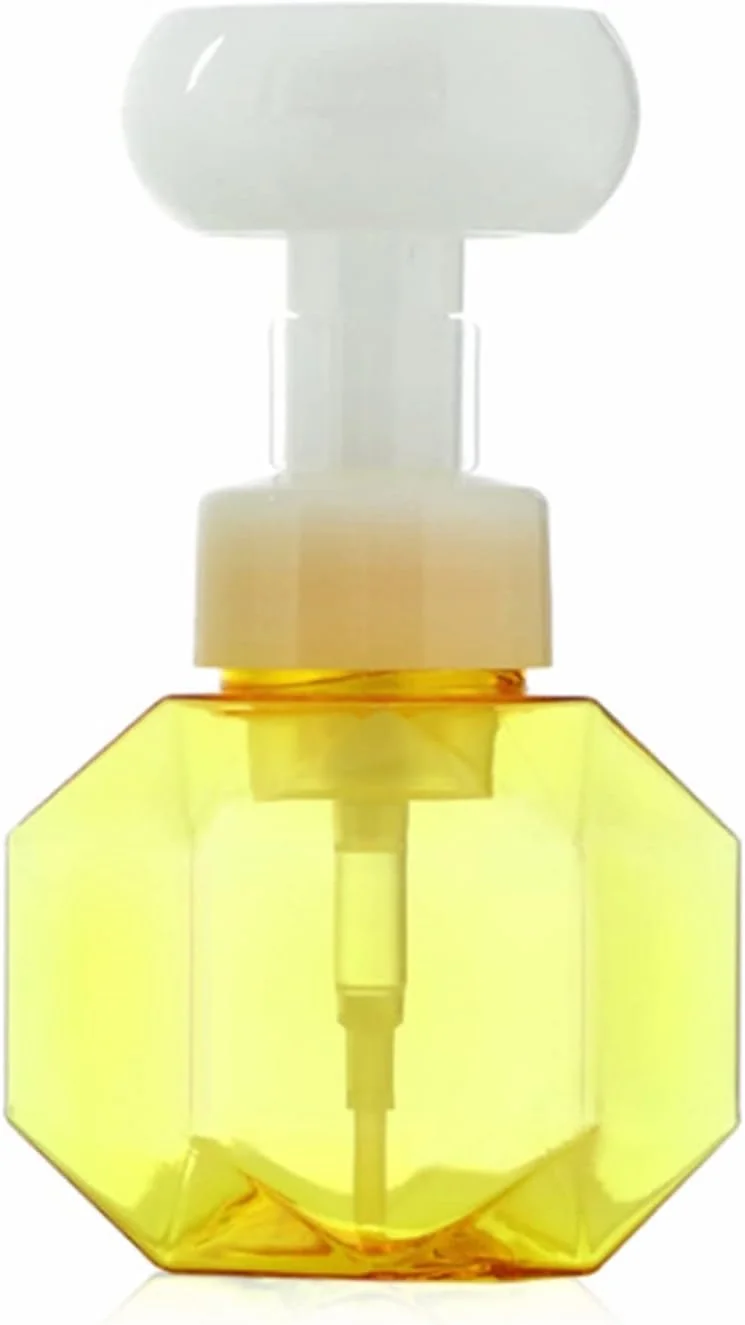 TEDNIDS جا مایع صابون حمام مدل الماسی، بطری پمپ فوم، بطری فوم موس، بطری ضد عفونی کننده دست، بطری اسپری شستشوی صورت، جا مایع دستشویی