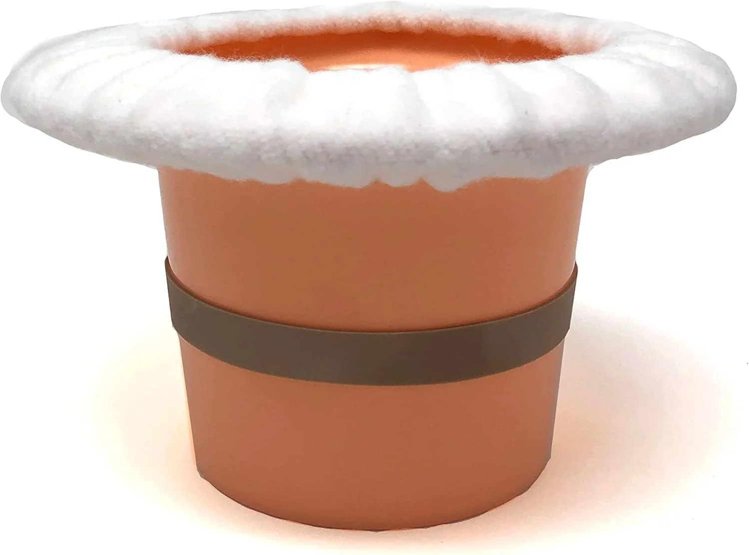 توالت آموزشی کلاهی Tiny Undies برای آموزش توالت نوزاد | ارتباط حذفی | شامل پشم گوسفند وجین نشده 100% پنبه ای | نوار لاستیکی ضد لغزش | برای آموزش توالت نوزاد (هلویی)