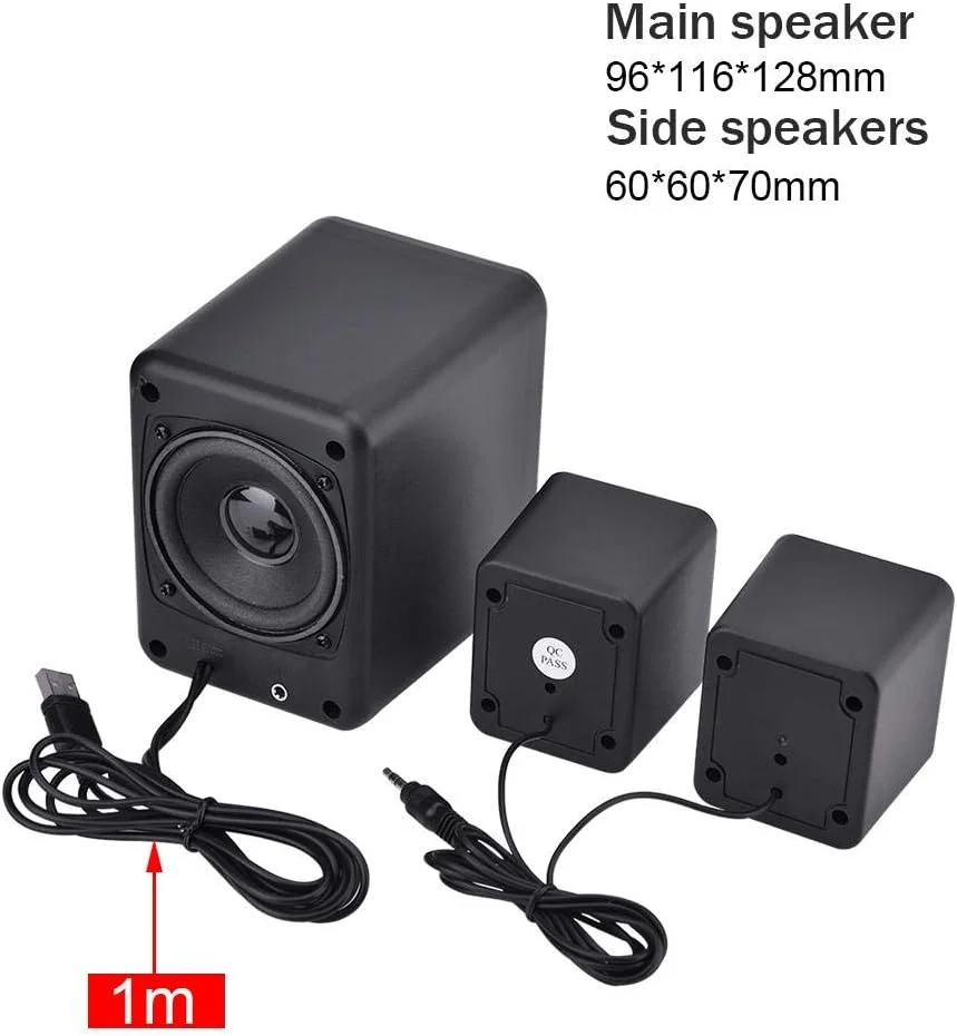 اسپیکر سیمی USB کوچک، پخش کننده موسیقی استریو باس، اسپیکر ساب ووفر، برای اسپیکر ترکیبی سیمی USB SADA، اسپیکر ایمن و قابل اعتماد، برای کامپیوتر رومیزی، لپ تاپ، DVD، تلویزیون، تلفن همراه، تبلت (مشکی) اسپیکر سیمی USB کوچک، پخش کننده موسیقی استریو باس، اسپیکر ساب ووفر، برای اسپیکر ترکیبی سیمی USB SADA، اسپیکر ایمن و قابل اعتماد، برای کامپیوتر رومیزی، لپ تاپ، DVD، تلویزیون، تلفن همراه، تبلت (مشکی)
