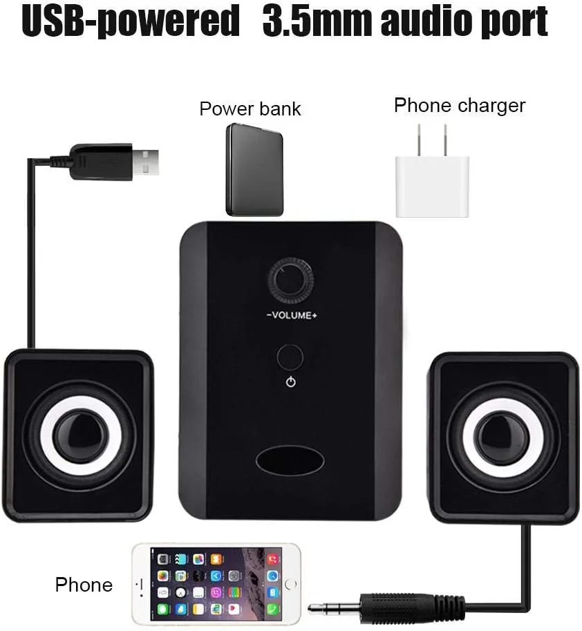 اسپیکر سیمی USB کوچک، پخش کننده موسیقی استریو باس، اسپیکر ساب ووفر، برای اسپیکر ترکیبی سیمی USB SADA، اسپیکر ایمن و قابل اعتماد، برای کامپیوتر رومیزی، لپ تاپ، DVD، تلویزیون، تلفن همراه، تبلت (مشکی) اسپیکر سیمی USB کوچک، پخش کننده موسیقی استریو باس، اسپیکر ساب ووفر، برای اسپیکر ترکیبی سیمی USB SADA، اسپیکر ایمن و قابل اعتماد، برای کامپیوتر رومیزی، لپ تاپ، DVD، تلویزیون، تلفن همراه، تبلت (مشکی)