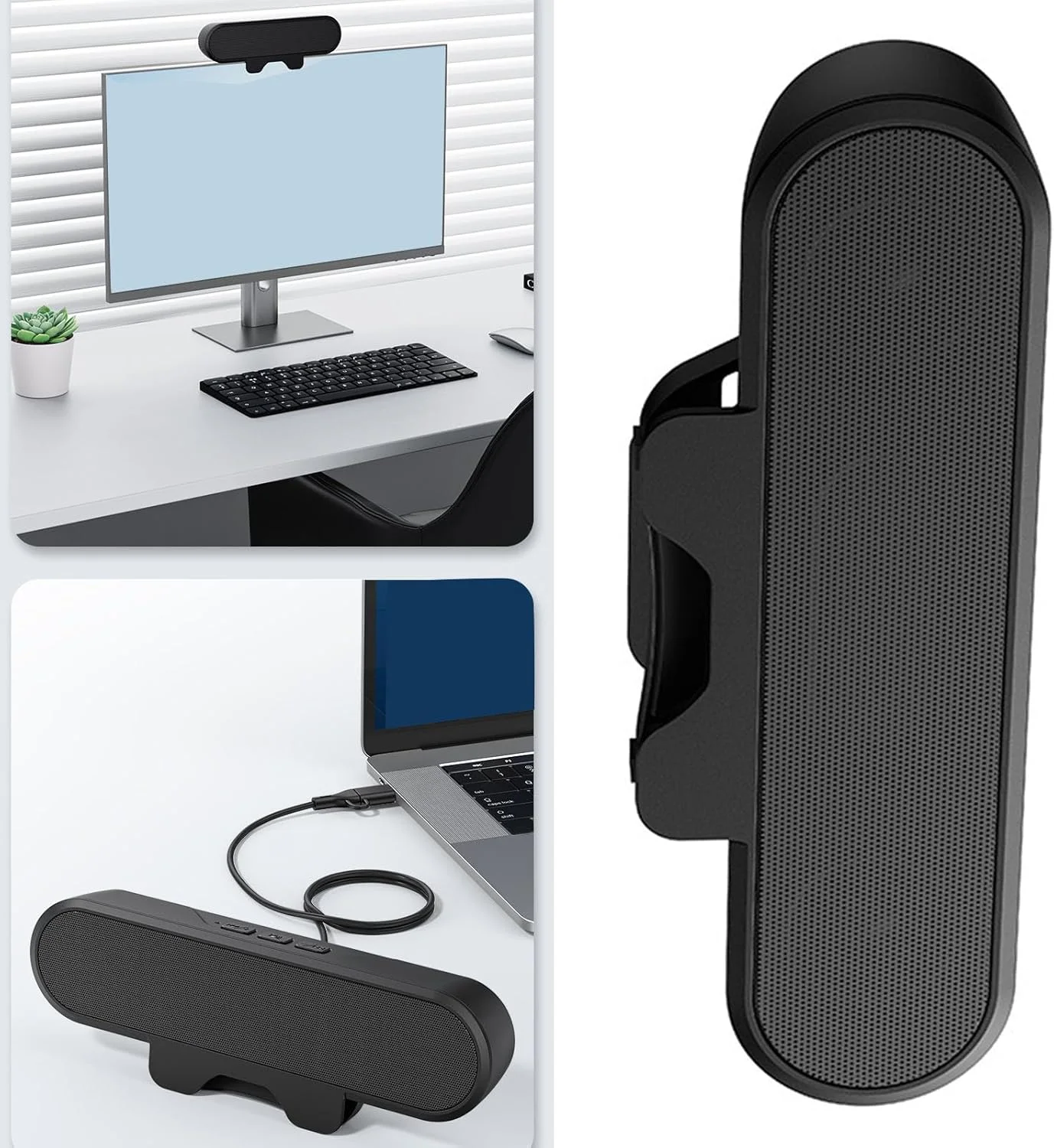 اسپیکرهای سیمی USB برای کامپیوتر لپ تاپ، اسپیکرهای کامپیوتر 10 واتی با گیره، اسپیکر خارجی قابل حمل با کنترل صدا برای رایانه شخصی رومیزی، لپ تاپ، اتصال و پخش، استریو با کیفیت بالا اسپیکرهای سیمی USB برای کامپیوتر لپ تاپ، اسپیکرهای کامپیوتر 10 واتی با گیره، اسپیکر خارجی قابل حمل با کنترل صدا برای رایانه شخصی رومیزی، لپ تاپ، اتصال و پخش، استریو با کیفیت بالا