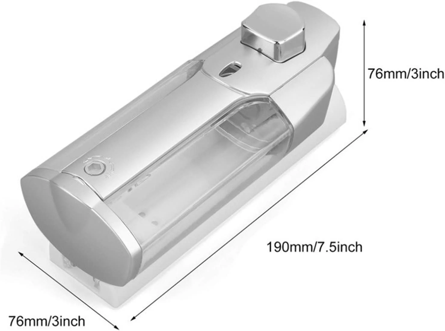 جامایع صابون TEDNIDS، مناسب حمام، شامپو، نصب دیواری، ظروف مایع برای سرویس بهداشتی