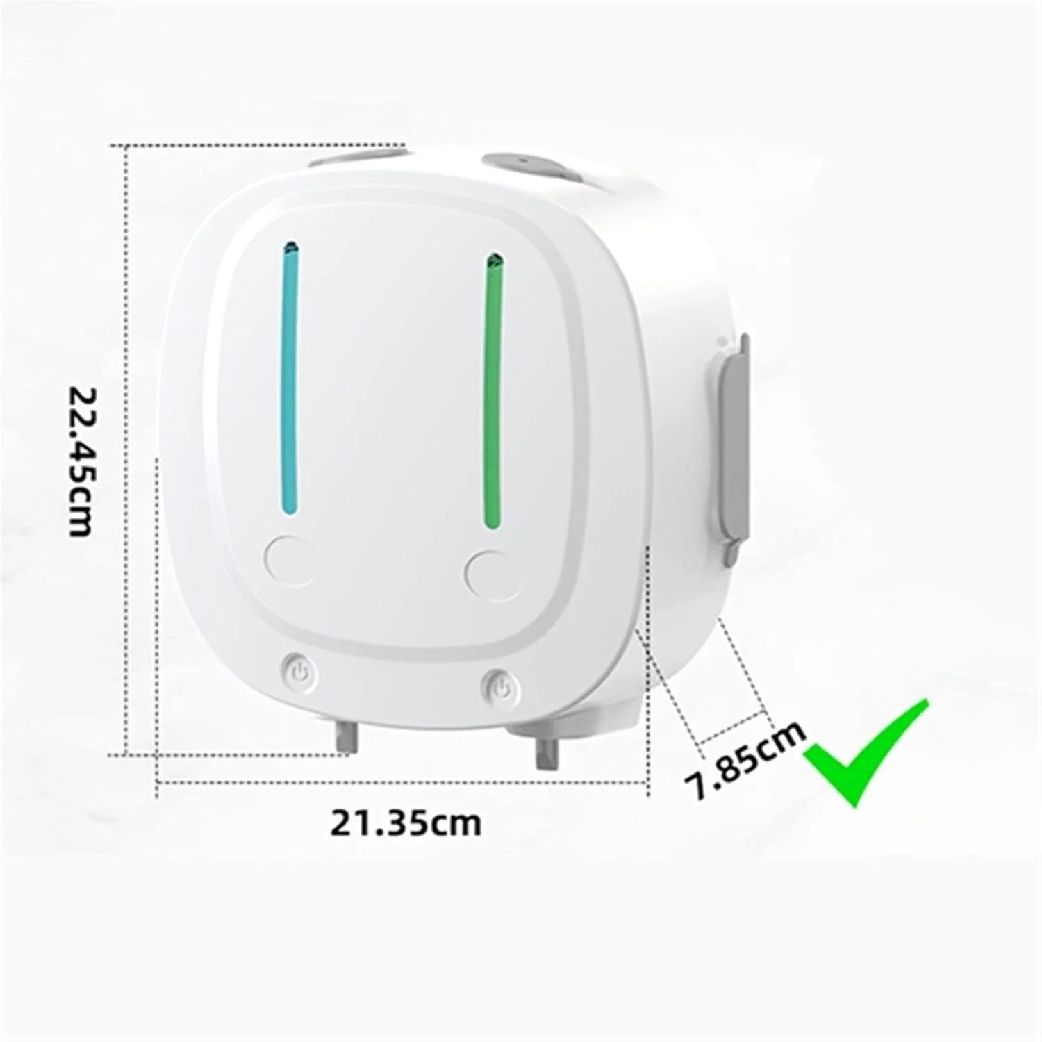 جامایع صابون TEDNIDS مناسب حمام و هتل، جا مایع صابون برقی، جا شامپو و ژل دیواری