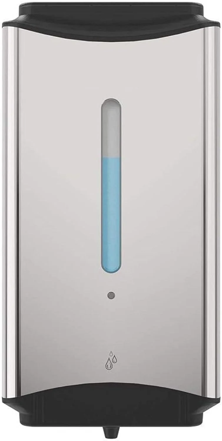 جامایع دستشویی اتوماتیک TEDNIDS، مناسب حمام، جا مایع دستشویی، جا ضدعفونی کننده دست، استیل ضد زنگ، قابل نصب روی دیوار