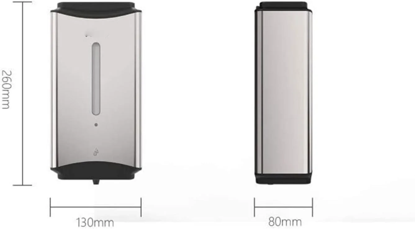 جامایع دستشویی اتوماتیک TEDNIDS، مناسب حمام، جا مایع دستشویی، جا ضدعفونی کننده دست، استیل ضد زنگ، قابل نصب روی دیوار