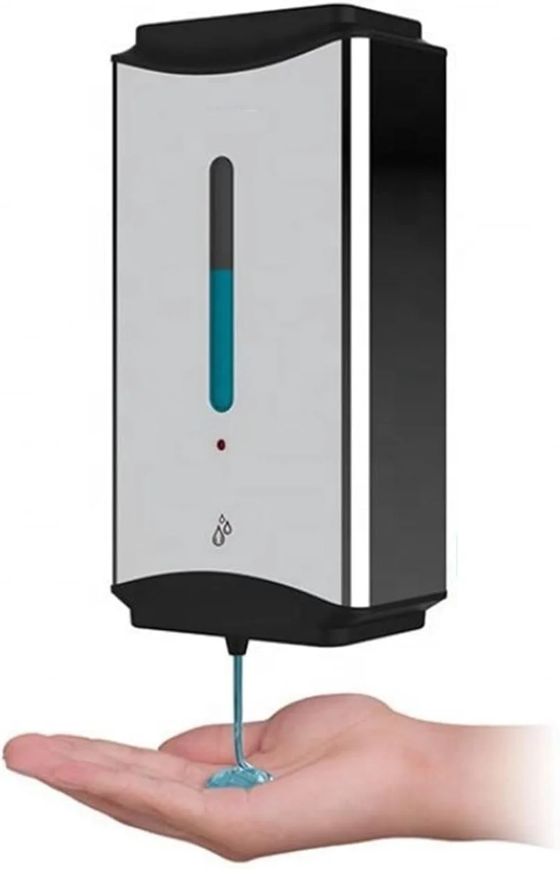 جامایع دستشویی اتوماتیک TEDNIDS، مناسب حمام، جا مایع دستشویی، جا ضدعفونی کننده دست، استیل ضد زنگ، قابل نصب روی دیوار