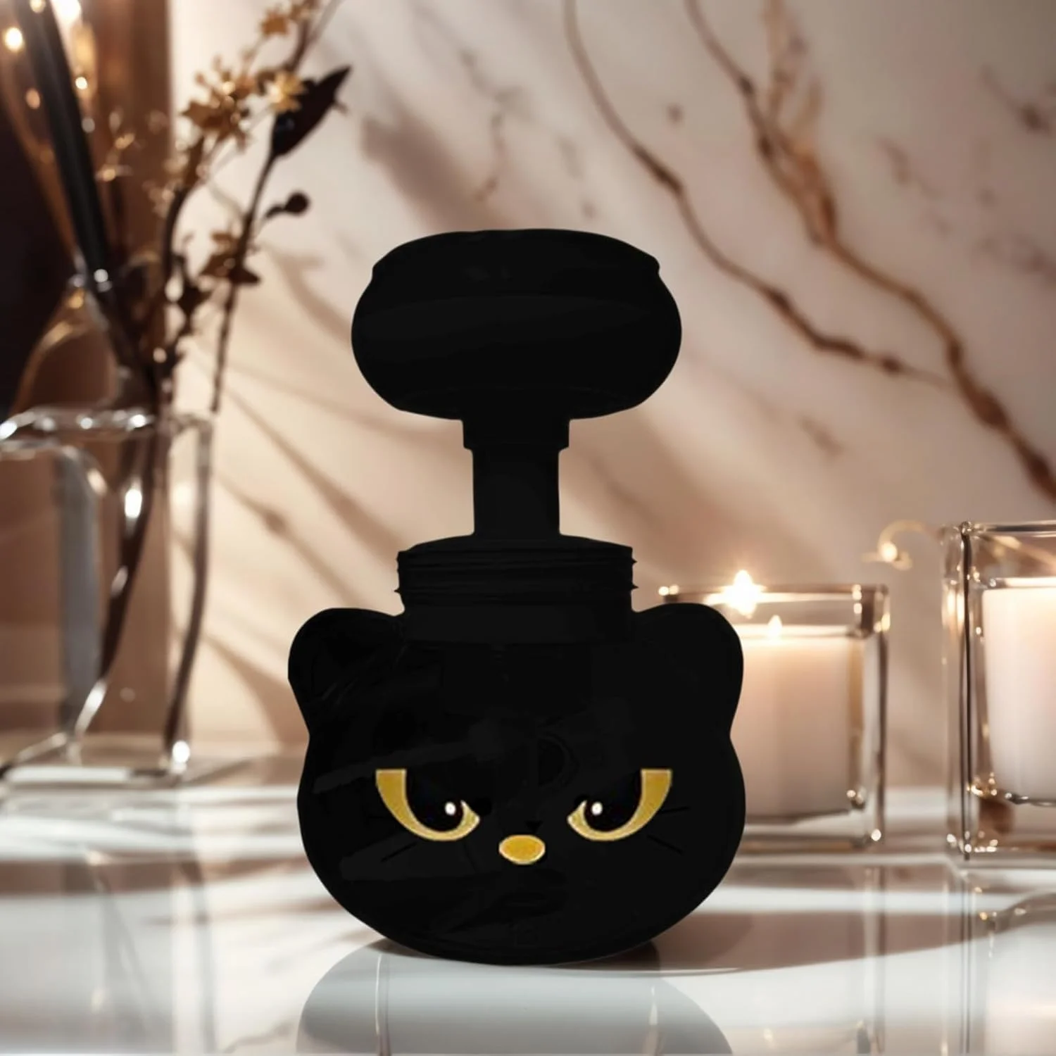 جا مایع دستشویی طرح پنجه گربه، مناسب آشپزخانه | ظرف قابل شارژ مجدد برای مایع ظرفشویی، دوش، سینک روشویی، کانتر حمام