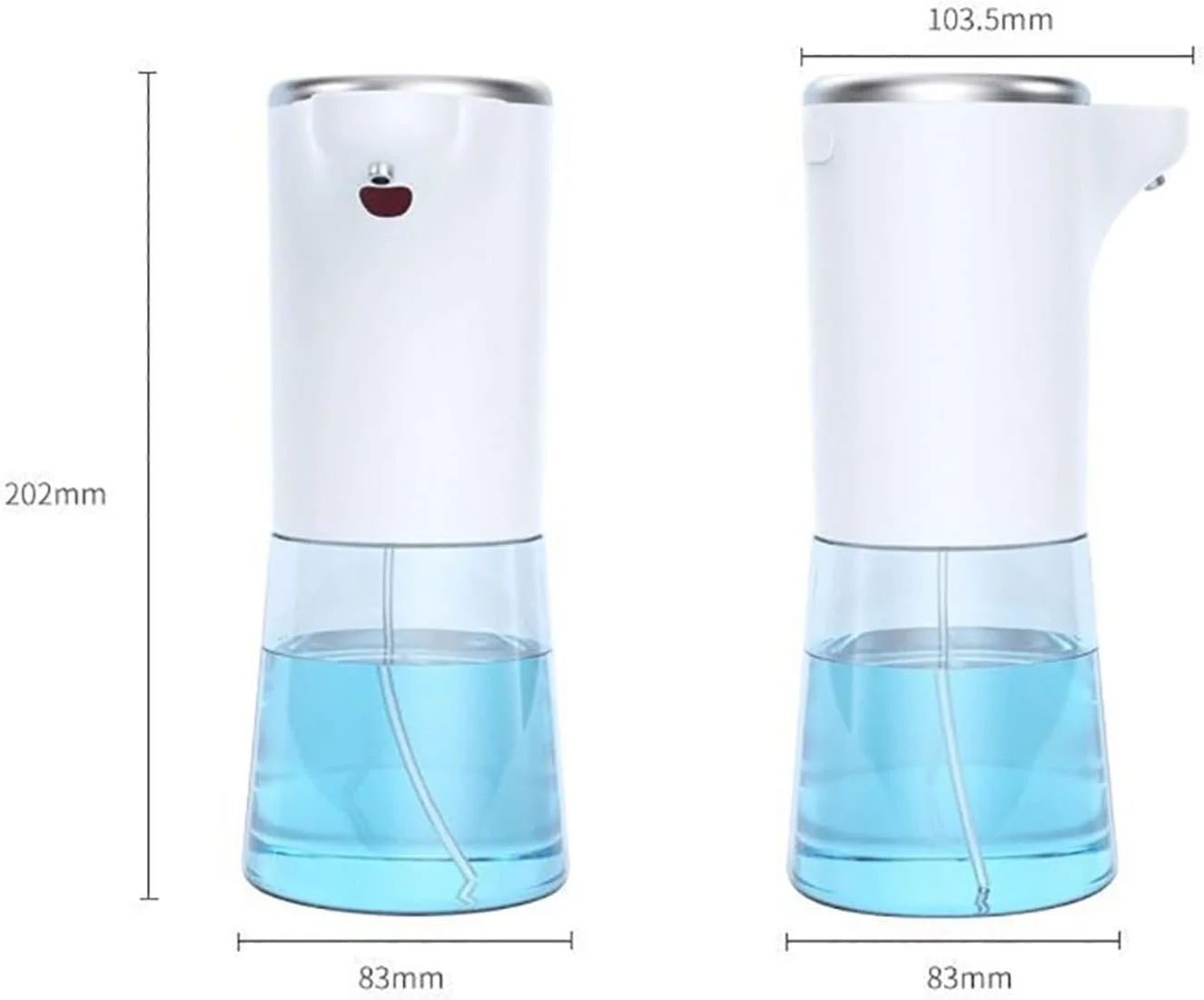 WMGSDWB جا صابونی، جا صابونی اتوماتیک سنسور فوم مایع با برای آشپزخانه حمام