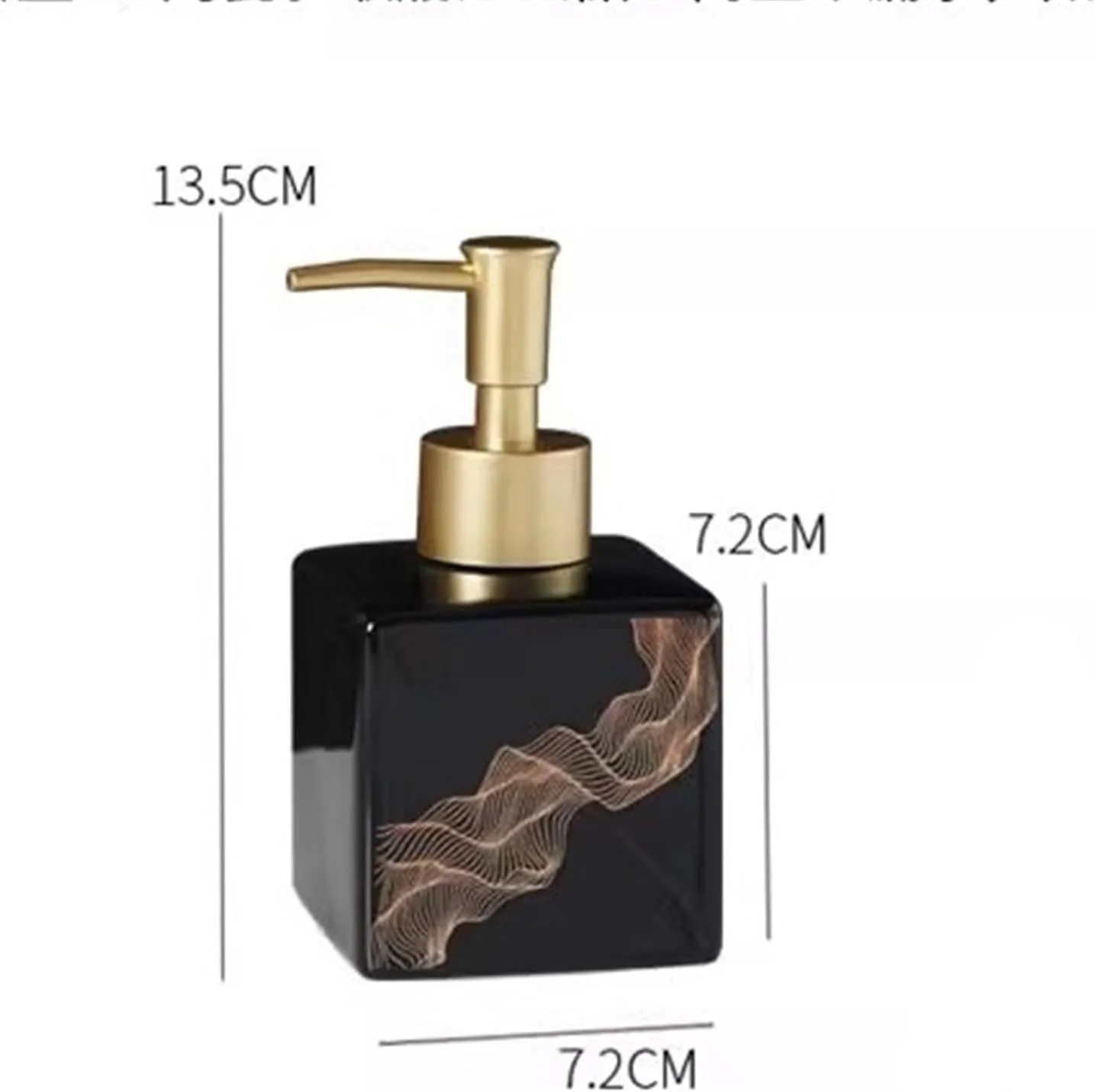 جا مایع دستشویی سرامیکی مربع کوچک 280 میلی لیتری پمپ لوسیون برای حمام (سفید) جا مایع دستشویی سرامیکی مربع کوچک 280 میلی لیتری پمپ لوسیون برای حمام (سفید)