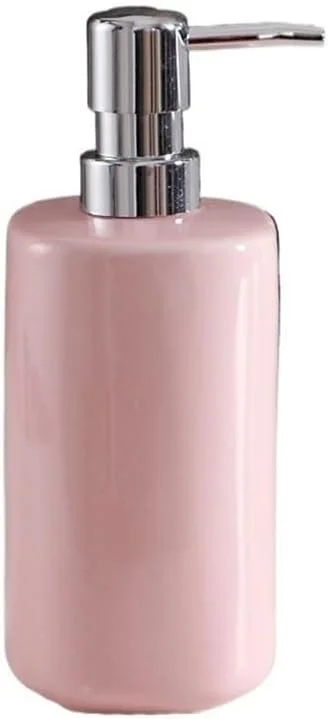 جامایع دستشویی DTACBNEUZ، بطری سرامیکی، مناسب برای حمام، بطری فشاری ژل دوش و شامپو، بطری لوسیون لوکس و سبک، جا مایع دستشویی حمام