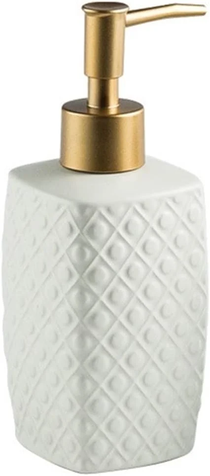 دیسپنسر صابون DYDXFDSLF، دیسپنسر صابون دستی 310 میلی لیتری سرامیکی، بطری ذخیره لوسیون سیاه و سفید برای لوازم جانبی حمام، صابون دستی تزئینی منزل