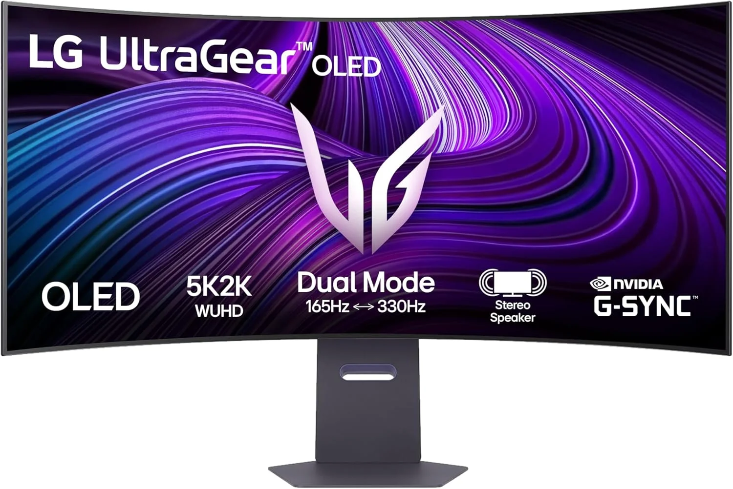 مانیتور گیمینگ 45 اینچی LG Ultragear™ 45GX950A-B - پنل OLED با رزولوشن WUHD (5120 x 2160)، زمان پاسخگویی 0.03 میلی‌ثانیه، نرخ تازه‌سازی 165 هرتز، DisplayHDR™400 True Black، پوشش 98.5% DCI-P3 (CIE1976)، FreeSync Premium Pro، سازگار با G-Sync