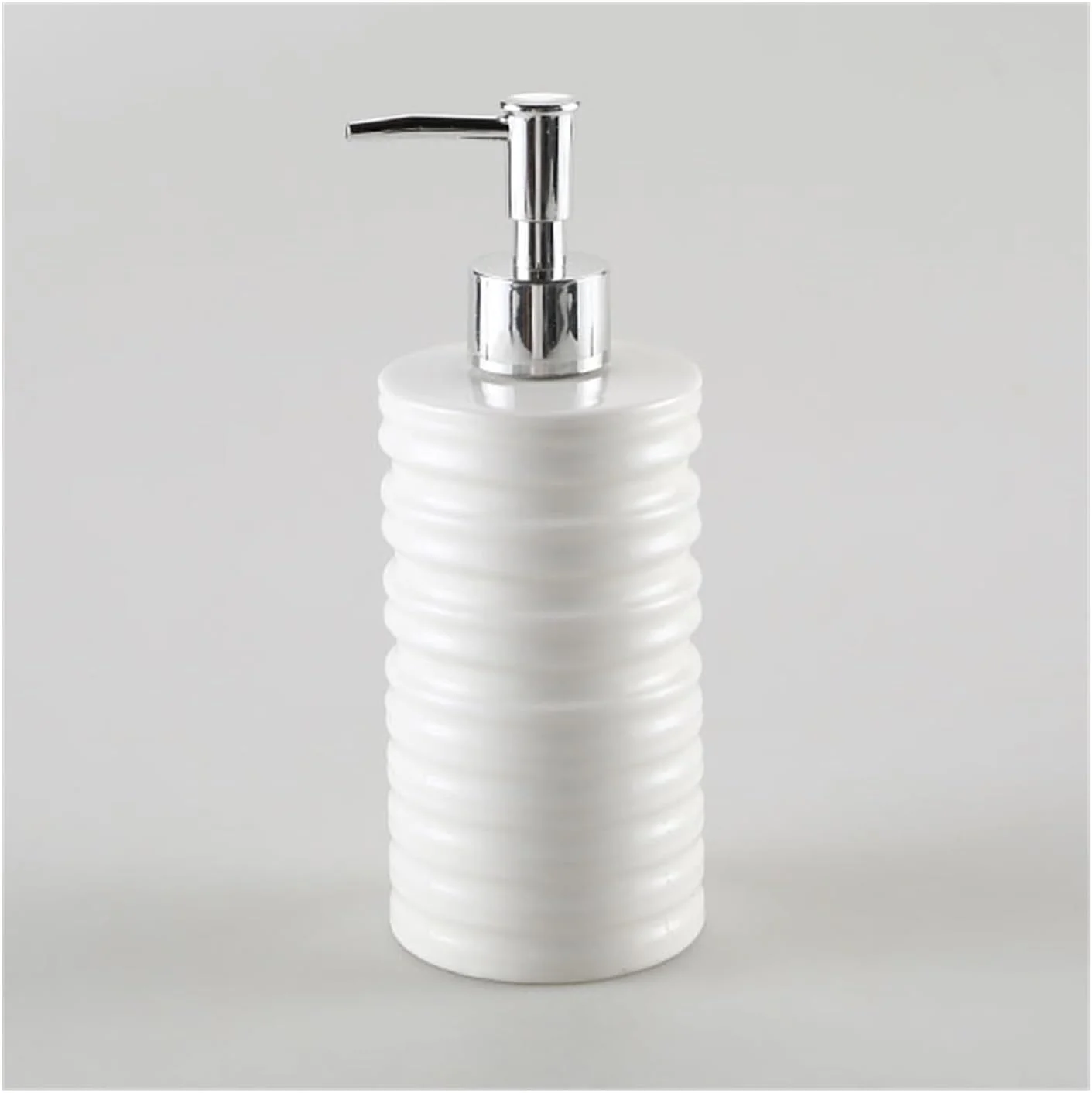 جا مایع ظرفشویی آشپزخانه، جا مایع دستشویی حمام، جا مایع سفید رنگ برای شامپو، مایع شستشوی بدن، مایع ظرفشویی، پمپ مایع سرامیکی، بطری مایع رزوه ای برای آشپزخانه و حمام