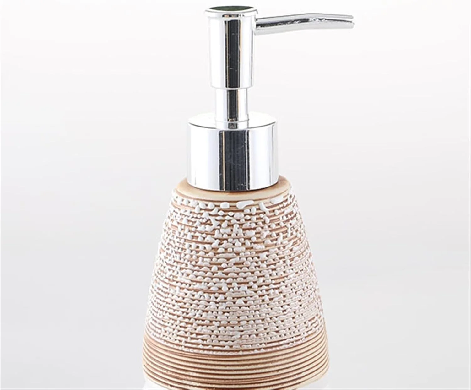 جامایع ظرفشویی آشپزخانه، جامایع دستشویی، پمپ صابون برجسته برس خورده، بطری صابون سرامیکی برای آشپزخانه، حمام و دستشویی