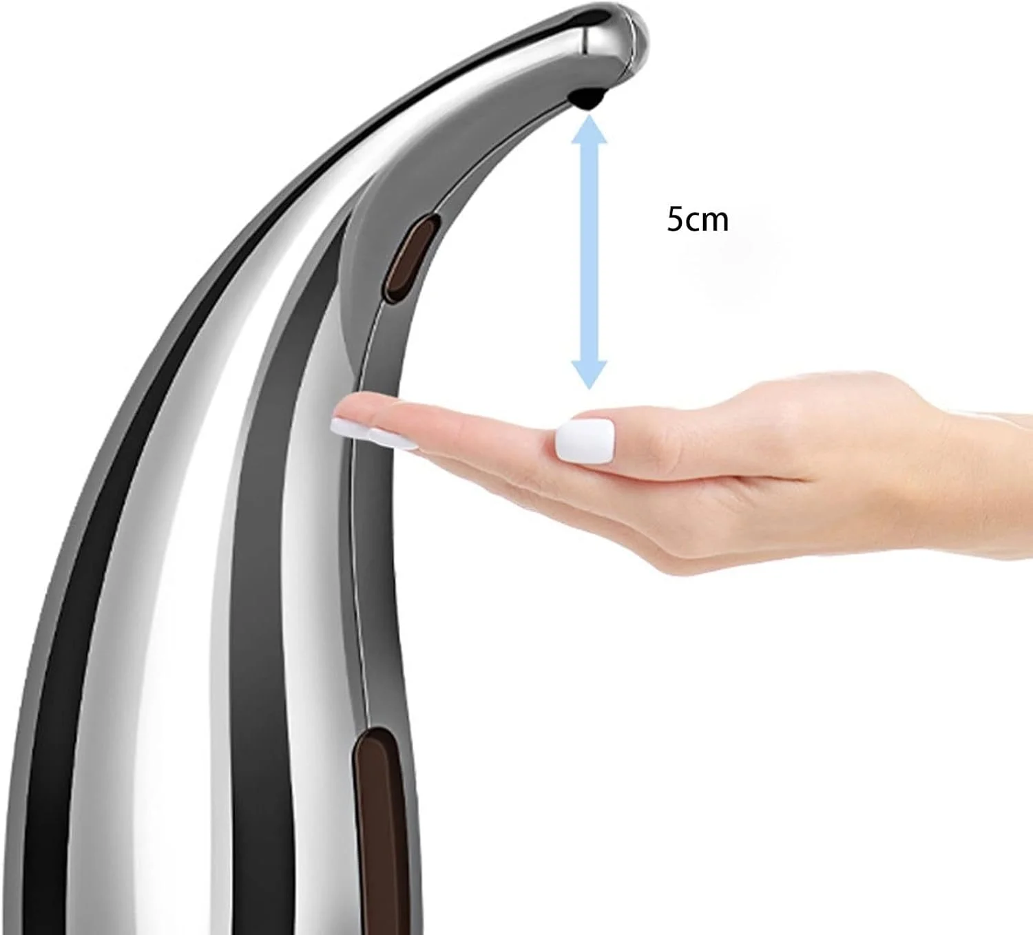 جامایع دستشویی اتوماتیک KRSIAXG، جامایع صابون برقی با حسگر بدون لمس، مناسب آشپزخانه، مایع ظرفشویی، جامایع دست اتوماتیک برای حمام