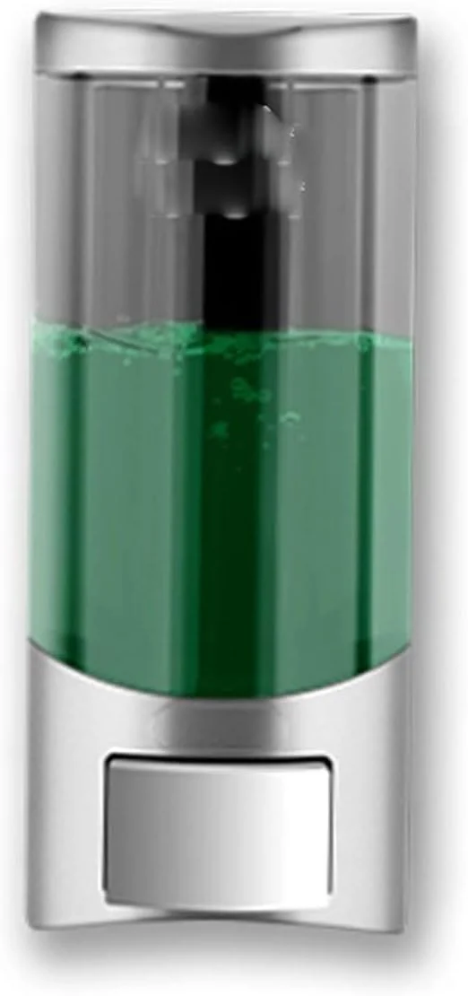 جامایع دستشویی دیواری KRSIAXG، پمپ دستی، محفظه ژل دوش و لوسیون