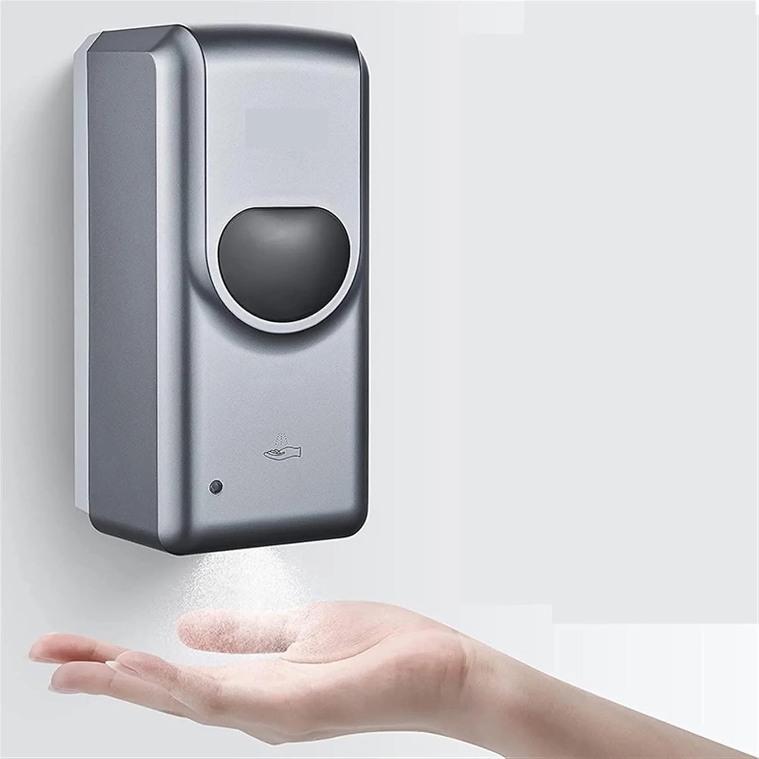 جا صابونی حمام KRSIAXG، اسپری ضدعفونی کننده دست، جا الکلی، جا صابونی اتوماتیک سنسوردار هوشمند، دیواری جا صابونی حمام KRSIAXG، اسپری ضدعفونی کننده دست، جا الکلی، جا صابونی اتوماتیک سنسوردار هوشمند، دیواری