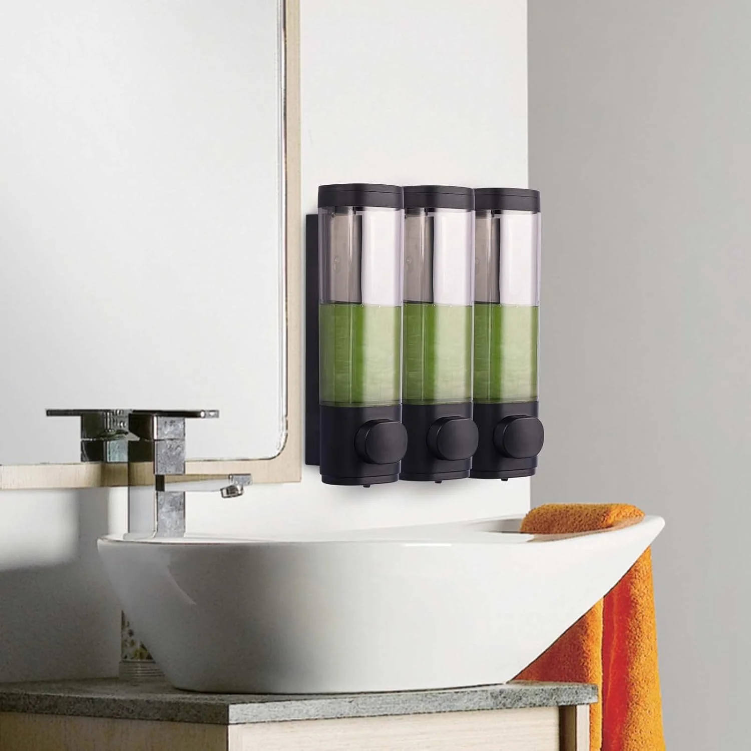 جا مایع دیواری 900 میلی لیتری Little World، مشکی