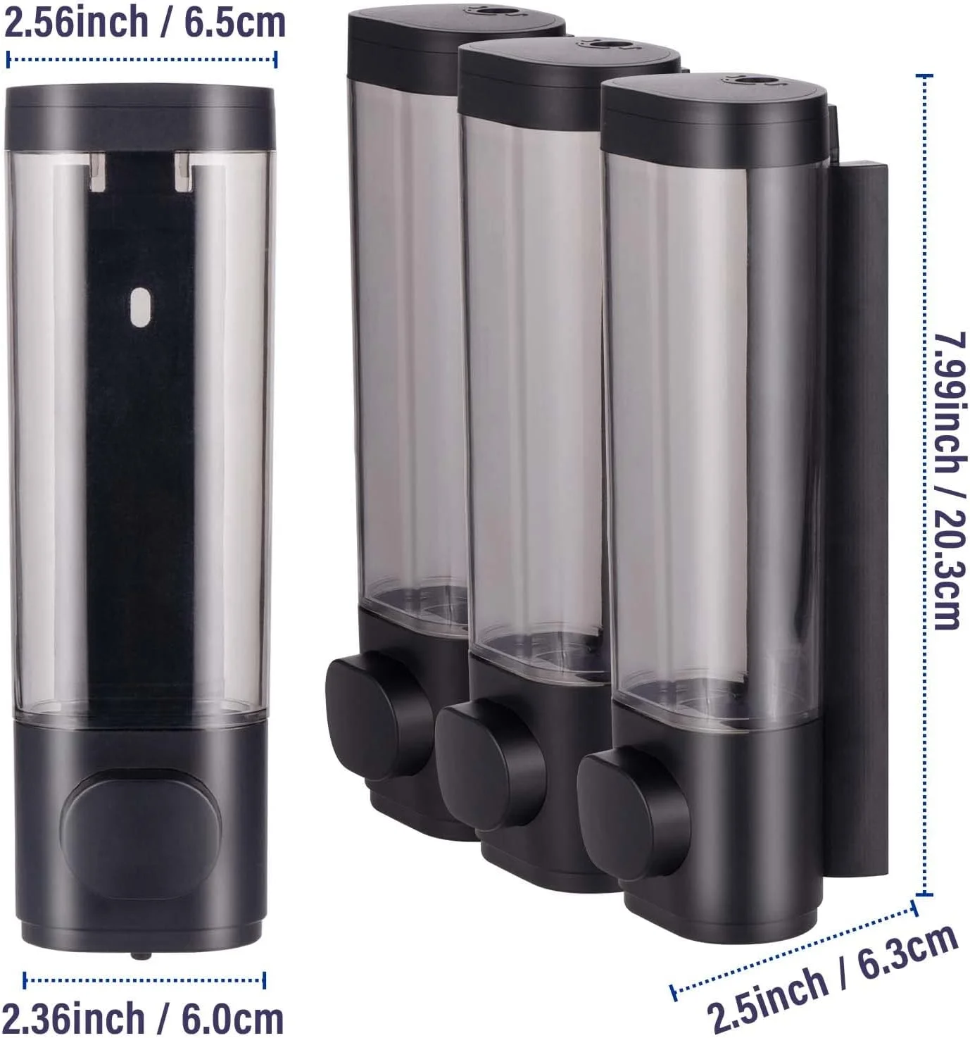 جا مایع دیواری 900 میلی لیتری Little World، مشکی