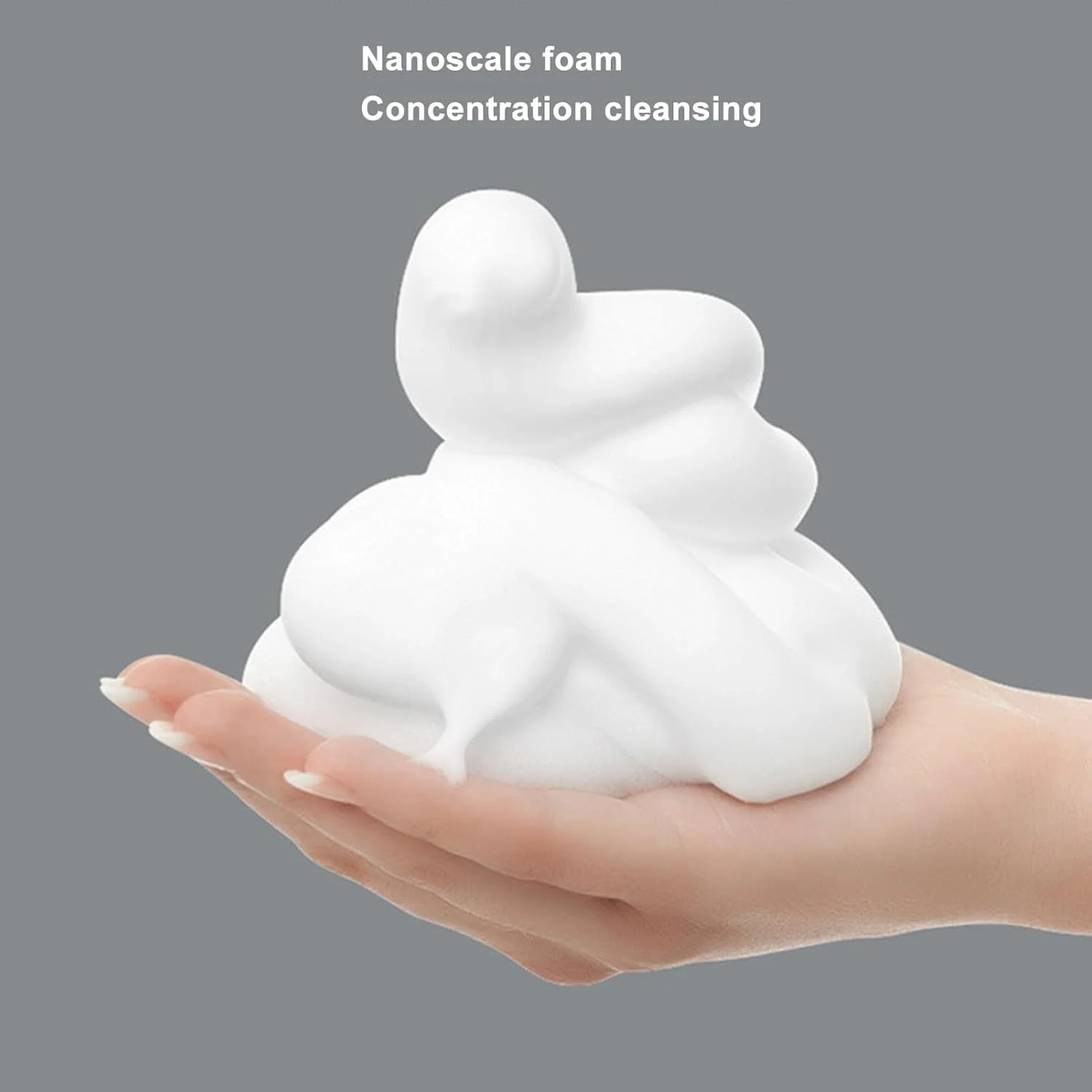 دستگاه اتوماتیک و بدون لمس مایع دستشویی Luocute با سنسور مادون قرمز، مناسب آشپزخانه و حمام، دستگاه فوم ساز برقی دیواری (سفید)