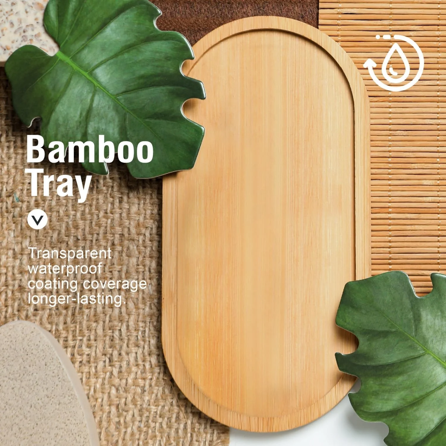 ست جا مایع دستشویی مشکی MOMEEMO، شامل جا مایع شیشه ای، پمپ و سینی بامبو. مناسب برای مایع دست و لوسیون، مناسب برای دکوراسیون خانه های روستایی (مشکی)