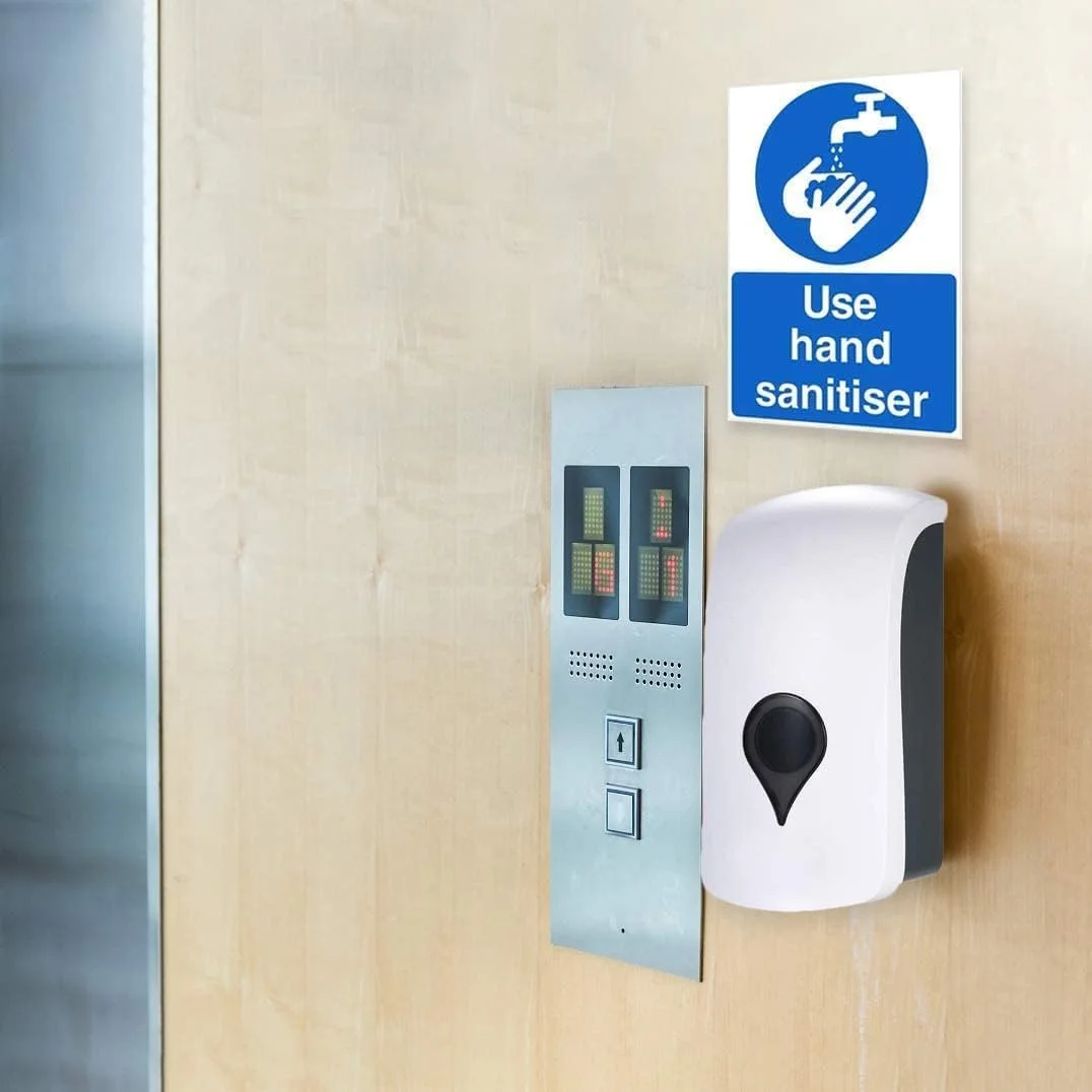 جا مایع دیواری NALACAL، جا صابونی دستی، شامپو، ژل دوش و ضدعفونی کننده مناسب هتل، اداره، منزل، مراکز بهداشتی و درمانی، 1000 میلی لیتر