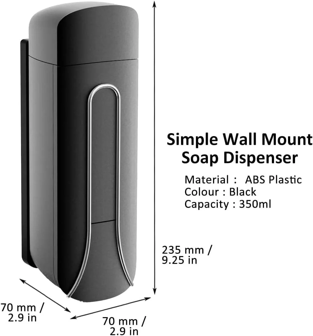 جا مایع دستشویی پلاستیکی دیواری Oasisgalore، بطری شامپو و ژل دوش مناسب هتل و منزل جا مایع دستشویی پلاستیکی دیواری Oasisgalore، بطری شامپو و ژل دوش مناسب هتل و منزل