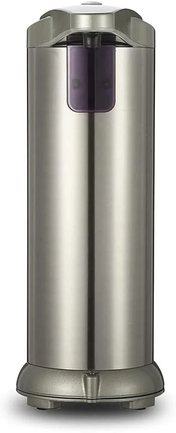 جا صابونی اتوماتیک پیاولینگ 280 میلی لیتر، مناسب آشپزخانه و حمام، جنس استیل ضد زنگ، قابل شارژ مجدد