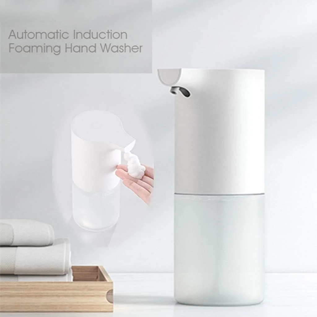 پیاولینگ، دستگاه پخش صابون حمام، دستگاه پخش صابون اتوماتیک با حسگر القایی، دستگاه پخش صابون فوم ساز مادون قرمز، دستگاه شستشوی دست فوم ساز IPX4 برای حمام آشپزخانه، دستگاه پخش صابون قابل شارژ