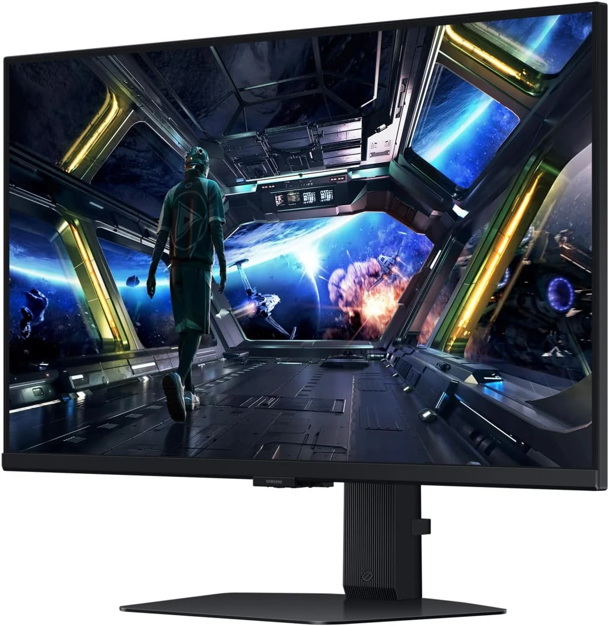 مانیتور گیمینگ 4K سامسونگ Odyssey G70D، 27 اینچ، صفحه نمایش با پنل IPS، رزولوشن 4K، 3840 x 2160 پیکسل، AMD FreeSync Premium، HDR10+، زمان پاسخگویی 1 میلی ثانیه، نرخ تازه سازی 144 هرتز، LS27DG702EUXEN مانیتور گیمینگ 4K سامسونگ Odyssey G70D، 27 اینچ، صفحه نمایش با پنل IPS، رزولوشن 4K، 3840 x 2160 پیکسل، AMD FreeSync Premium، HDR10+، زمان پاسخگویی 1 میلی ثانیه، نرخ تازه سازی 144 هرتز، LS27DG702EUXEN