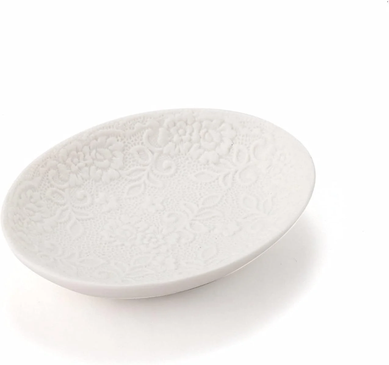 ست جا مایع دستشویی 4 تکه QINGGANGLING999، لوازم جانبی حمام مدرن، جا صابون سرامیکی سفید مناسب منزل، هتل، آشپزخانه، جا لوسیون