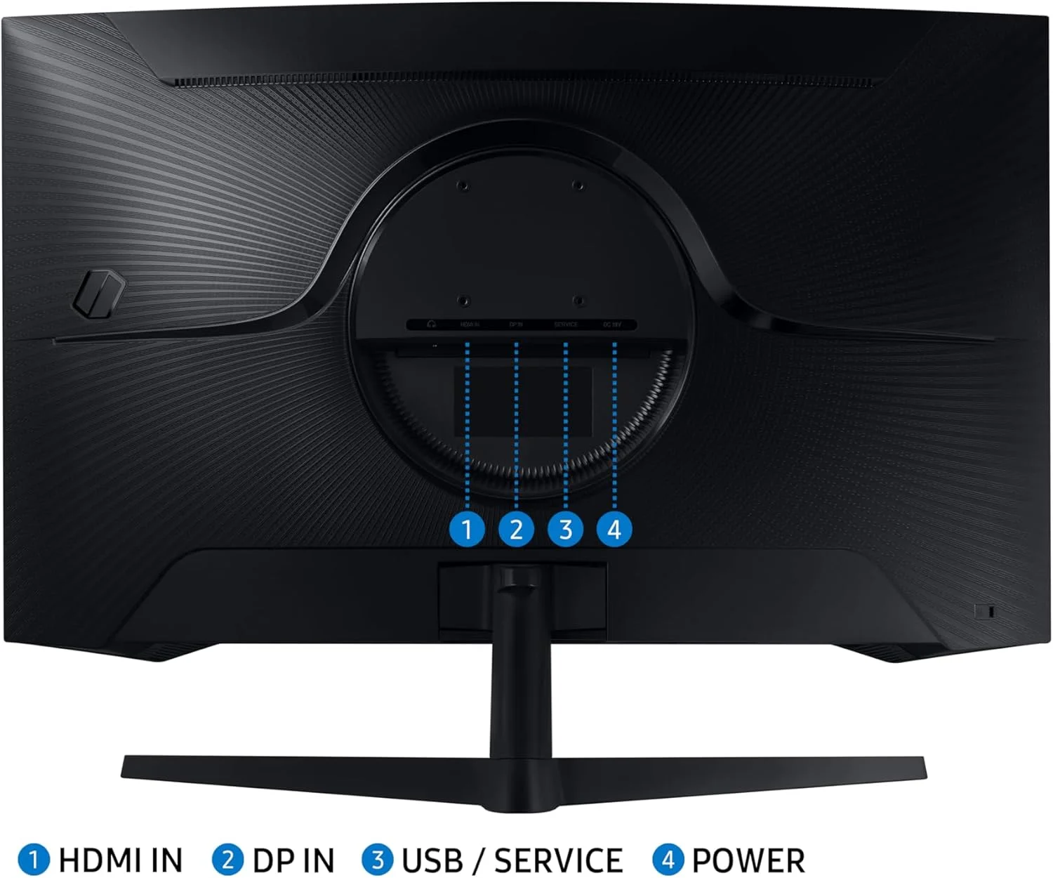 مانیتور گیمینگ سامسونگ مدل LS32CG552EUXEN