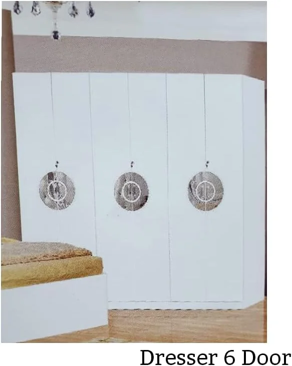 شرکت بازرگانی الامیر / اتاق خواب برای (2 نفر - 6 تکه) با طراحی و رنگ مدرن.