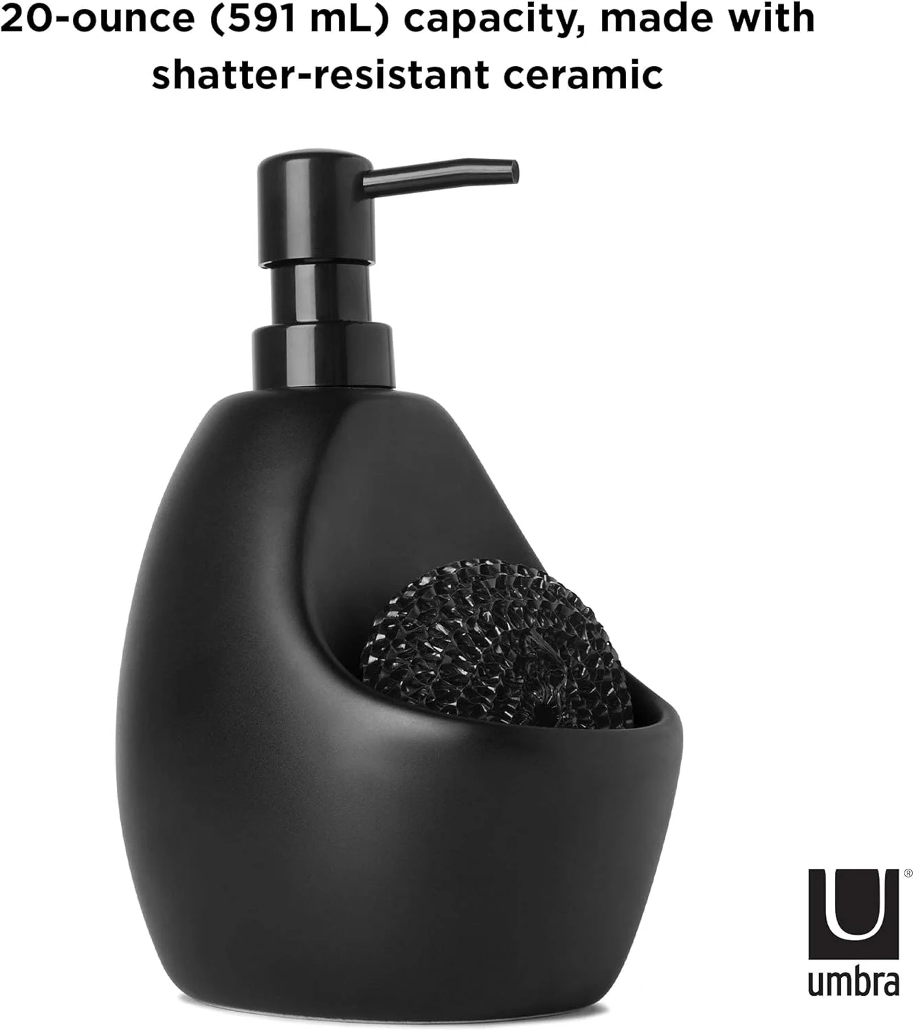 پمپ و اسکرابی جویی امبرا (591 میلی لیتر) مشکی پمپ و اسکرابی جویی امبرا (591 میلی لیتر) مشکی