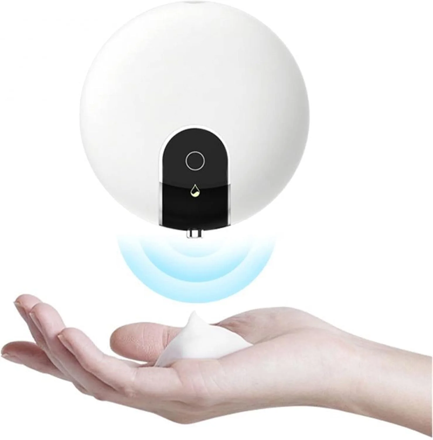 WMGSDWB جا صابونی اتوماتیک، جا صابونی القایی، جا صابونی شارژی با ظرفیت بزرگ، لوازم جانبی ماشین لباسشویی حمام