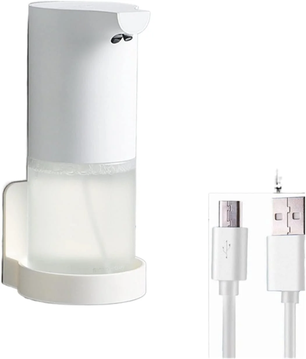 WMGSDWB جا صابونی اتوماتیک، جا صابونی دیواری، دستگاه شستشوی دست مایع با حسگر بدون لمس، جا صابونی مناسب حمام و آشپزخانه