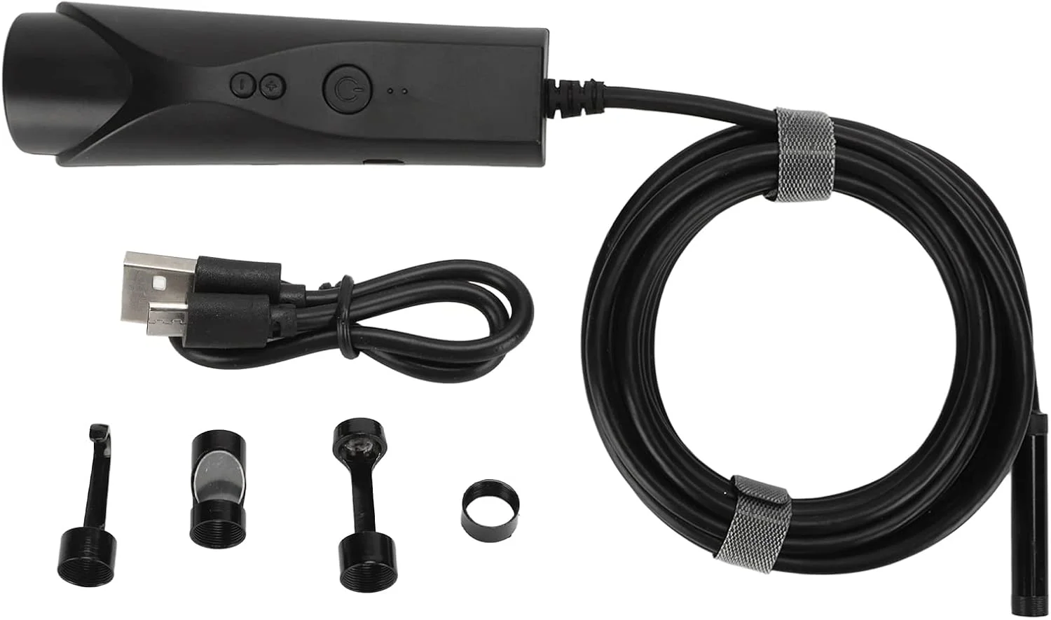 دوربین آندوسکوپی بی سیم Bewinner، بورسکوپ وای فای، HD 1080P، 6 LED، ضد آب IP67، مشکی، برای اندروید و iOS (1 متری)