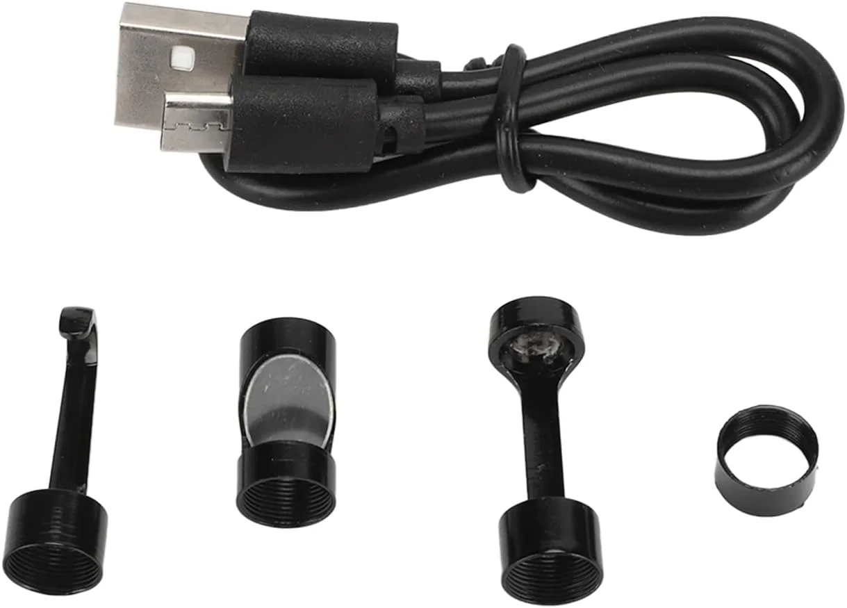 دوربین آندوسکوپی بی سیم Bewinner، بورسکوپ وای فای، HD 1080P، 6 LED، ضد آب IP67، مشکی، برای اندروید و iOS (1 متری)