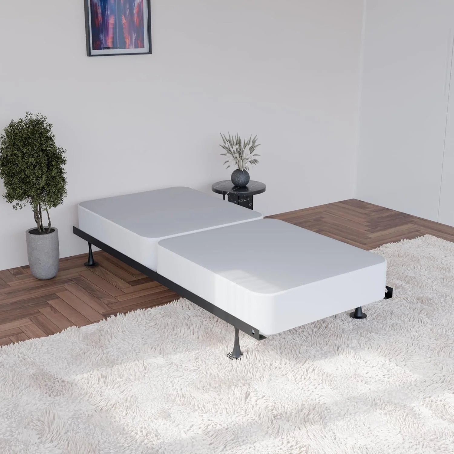 فنر جعبه ای چوبی کم ارتفاع از پیش مونتاژ شده Greaton برای تشک، Twin XL فنر جعبه ای چوبی کم ارتفاع از پیش مونتاژ شده Greaton برای تشک، Twin XL