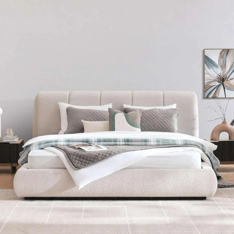 سرویس خواب 5 تکه پان هوم مدل Fiordland سایز 180X200 سانتیمتر رنگ سفید شیری گردویی سرویس خواب 5 تکه پان هوم مدل Fiordland سایز 180X200 سانتیمتر رنگ سفید شیری گردویی