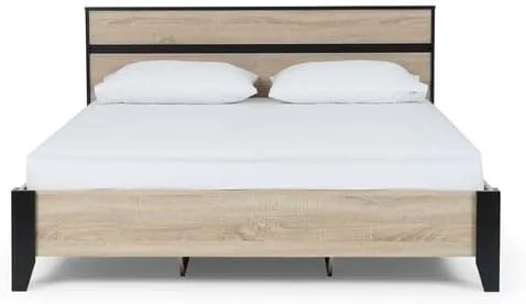 سرویس خواب 6 تکه پان هوم مدل Decasta سایز 160X200 سانتی متر رنگ Sonoma Wenge