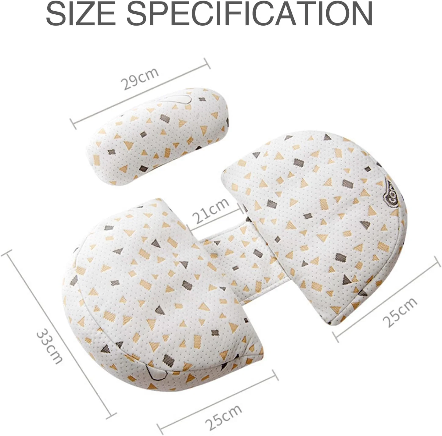 بالش بارداری 0TO1 TECH برای خوابیدن، بالش خوابیدن به پهلو برای تغذیه نوزاد، پشتیبانی از کمر، پاها، شکم، باسن زنان باردار، جداشدنی و قابل تنظیم با روکش بالش