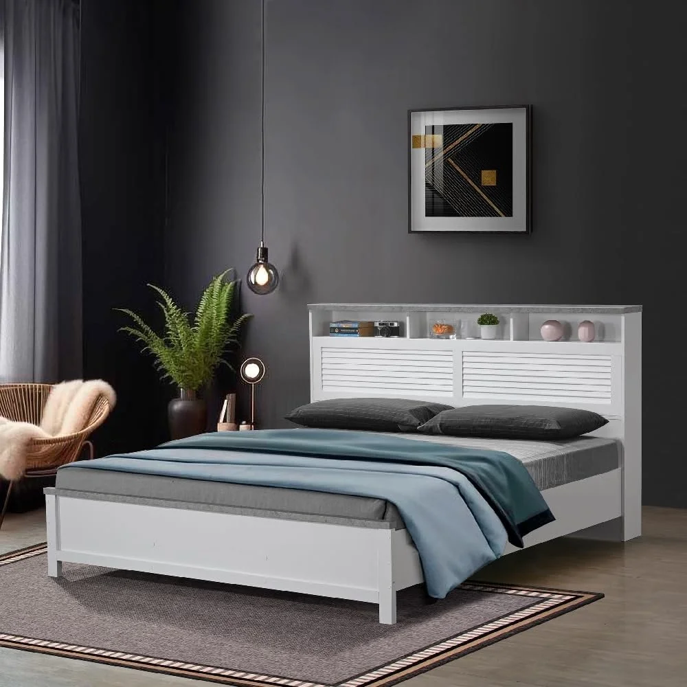 سرویس خواب کینگ هوشمند 5 تکه Home Box مدل Luvia - 180x200 سانتی متر